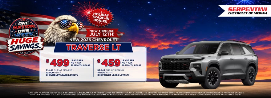 2026 CHEVY TRAVERSE